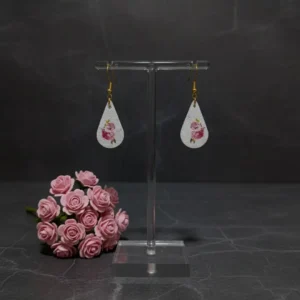 Pendientes Blanco Rococo