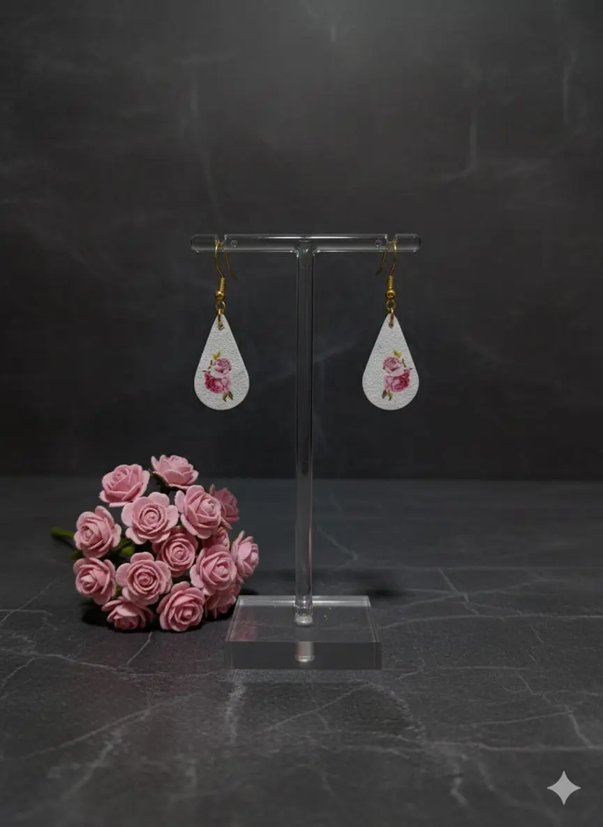 Pendientes Blanco Rococo Pendientes Blanco Rococo