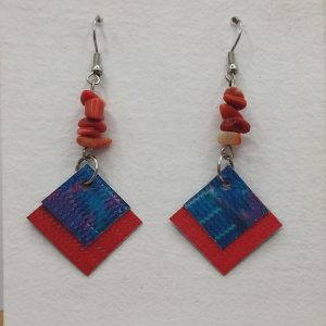 Pendientes Rojo y Verde